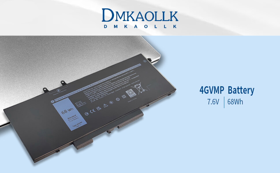 Amazon.com: 4GVMP Laptop Battery for Dell Latitude 5400 5500 5410